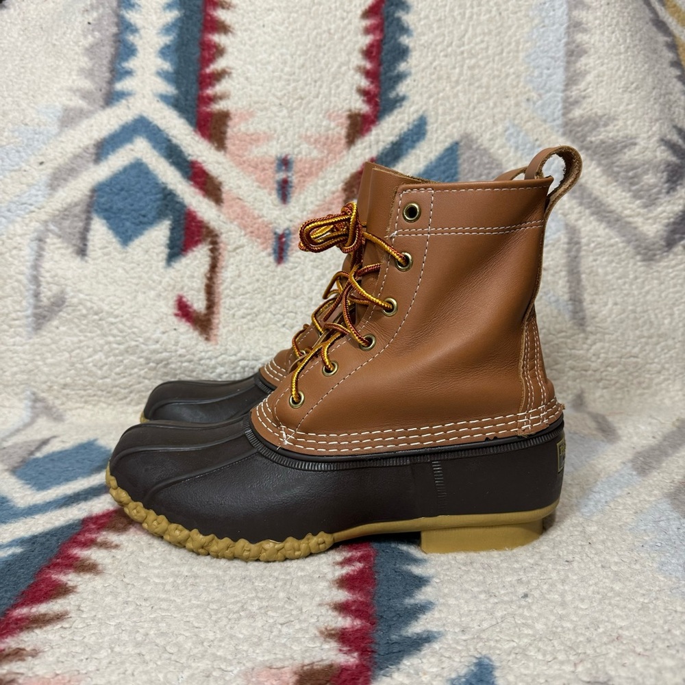 L.L. Bean Brown and Tan Winter Boots